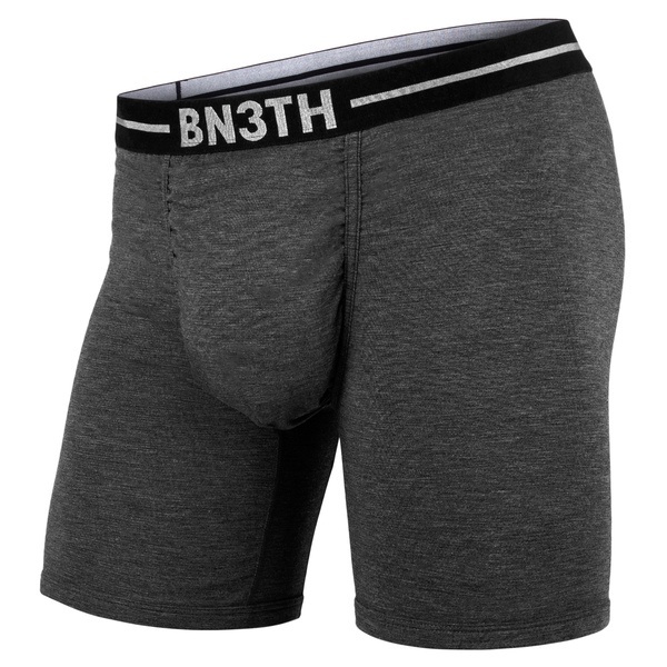BN3TH PRO ionic+ 男 棉麻灰 銀離子抗臭 經典長版 加拿大 3D 立體囊袋內褲 M121031-0405