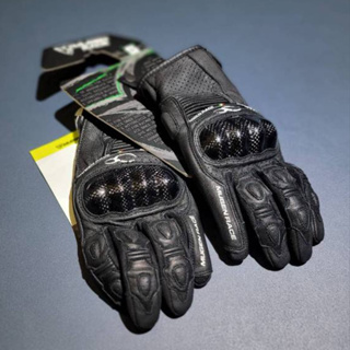 MugenRace 1666碳纖維護具短手套(黑)