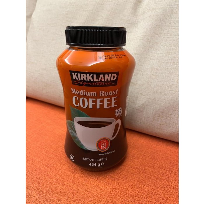 KIRKLAND 即溶咖啡粉(中度烘培)一瓶454g    289元--可超取付款