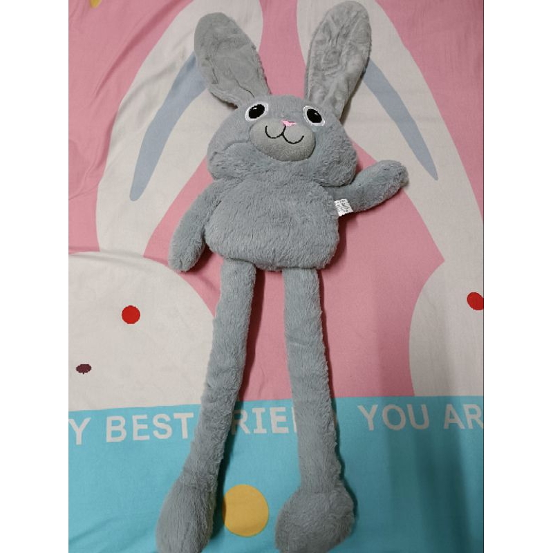 拉耳朵 長耳兔娃娃 80cm 長腿兔寶寶 絨毛玩具