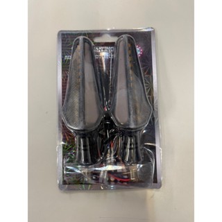 【臺灣出貨】槍形流水方向燈/雙色LED/機車改裝/機車燈/轉向燈/方向燈/尾燈/轉彎燈/訊號燈