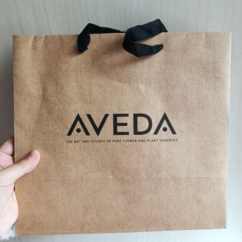 【全新買就送小禮】(滿百出)肯夢AVEDA 專櫃品牌紙袋(28×26×底寬15)禮品袋 提袋 專櫃提袋 便宜賣