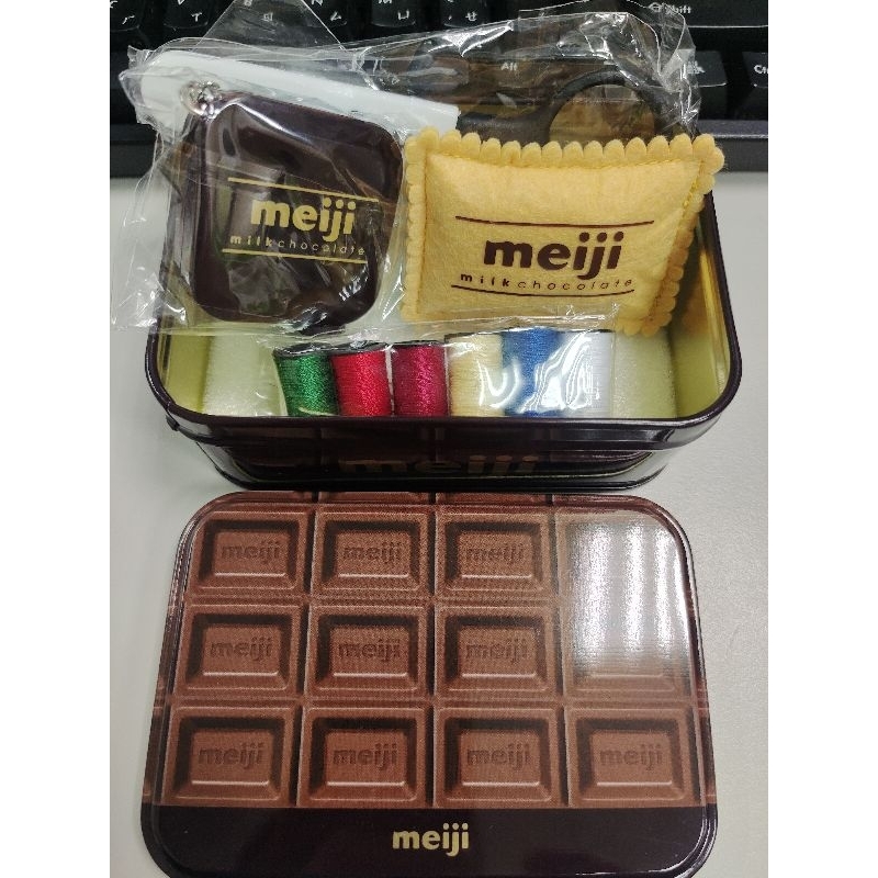 Meji明治巧克力針線盒
