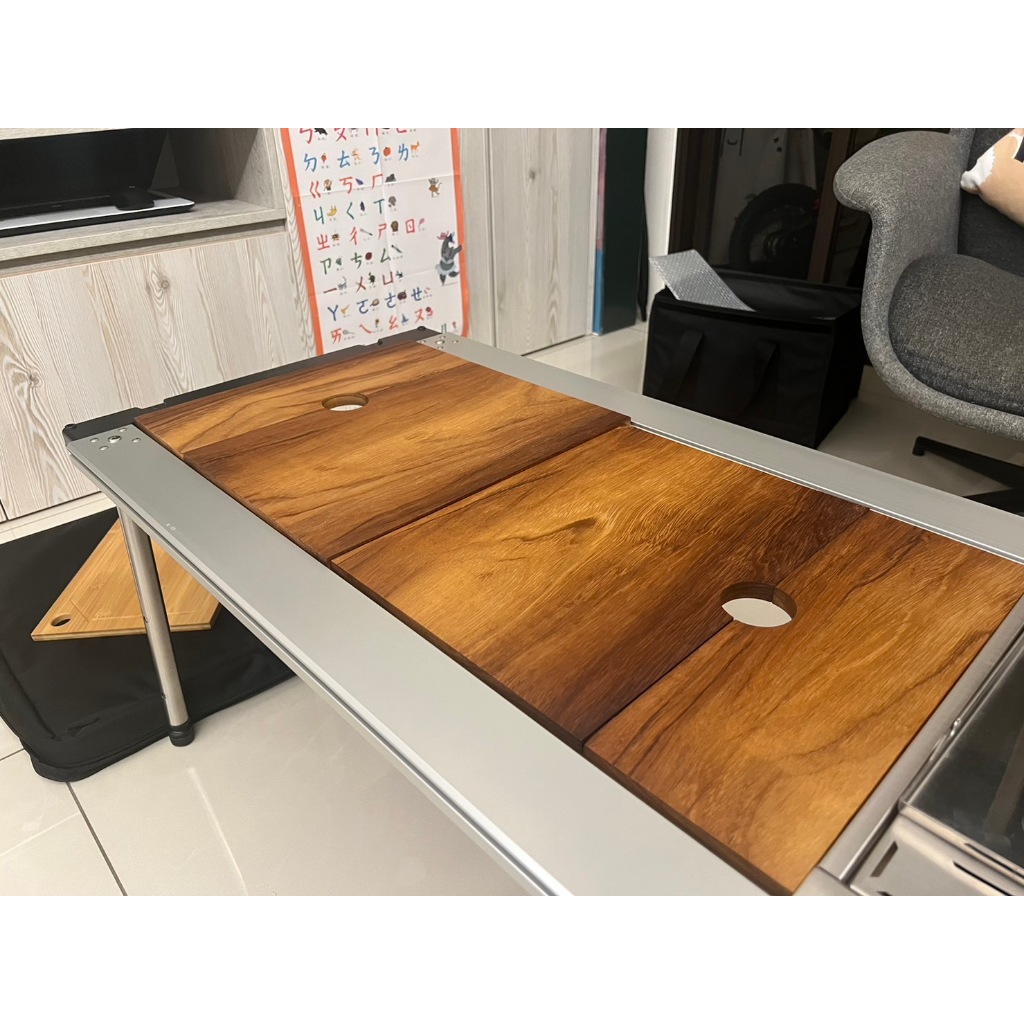 [元壹工具] IGT桌板 露營桌板 實木 柚木 snowpeak邊桌可用
