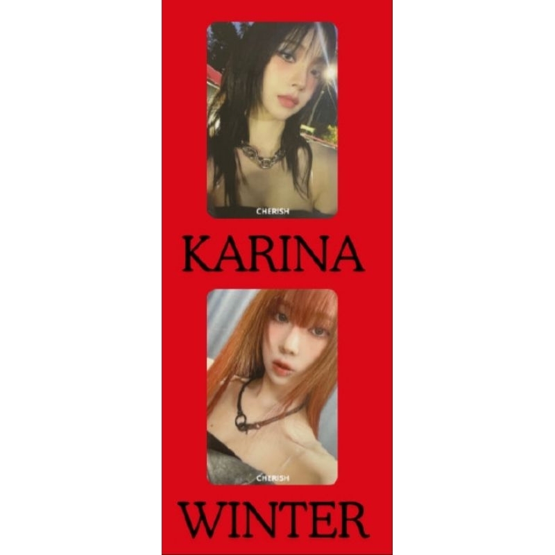 Aespa wm預售 特典 drama Karina winter