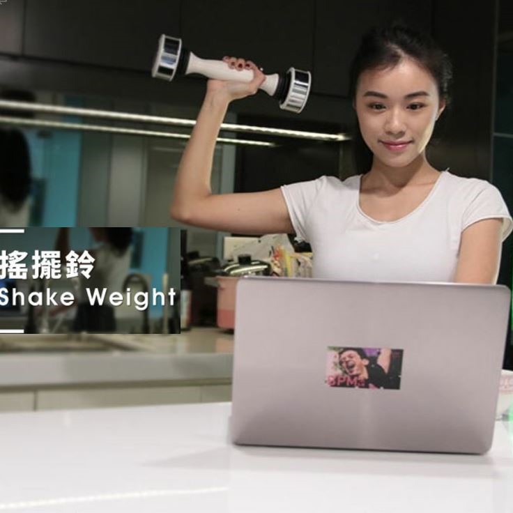 【線上體育】Shake Weight搖擺鈴 女版-L01601 （顏色隨機）