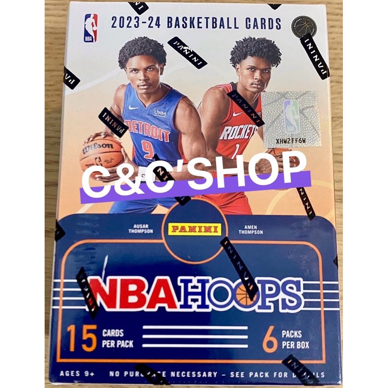 【CCSHOP】盒損🔥2023-24 Hoops Blaster NBA球員卡手雷卡盒拆斑馬Wembanyama