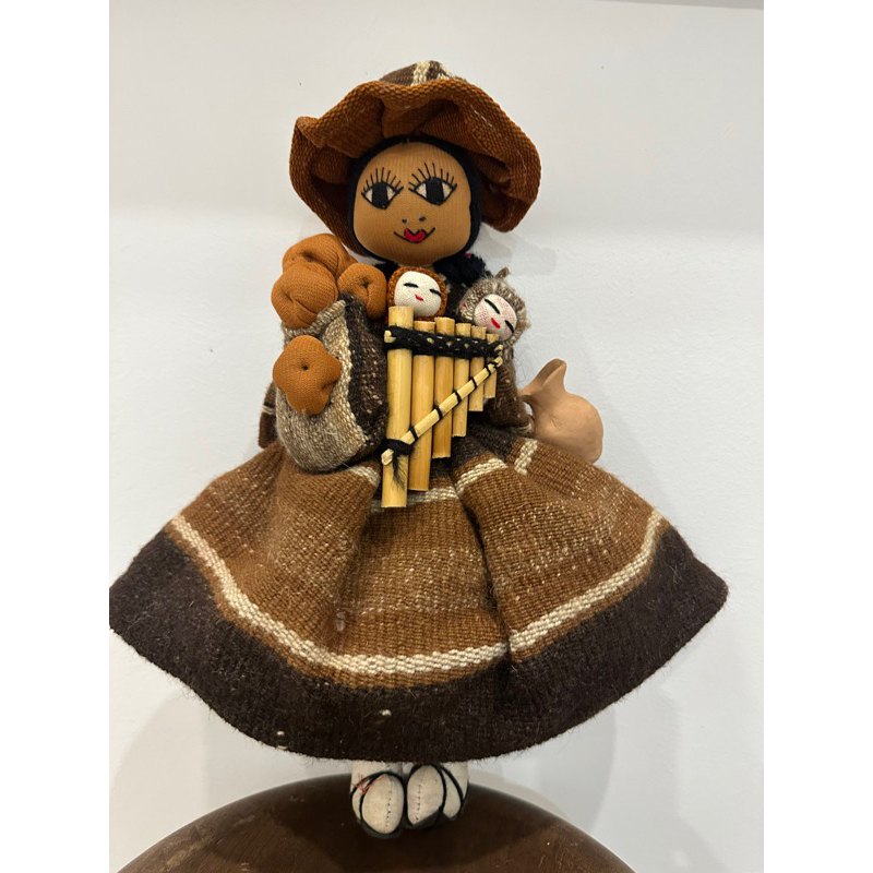 秘魯三胞胎娃娃 傳統原住民編織服裝