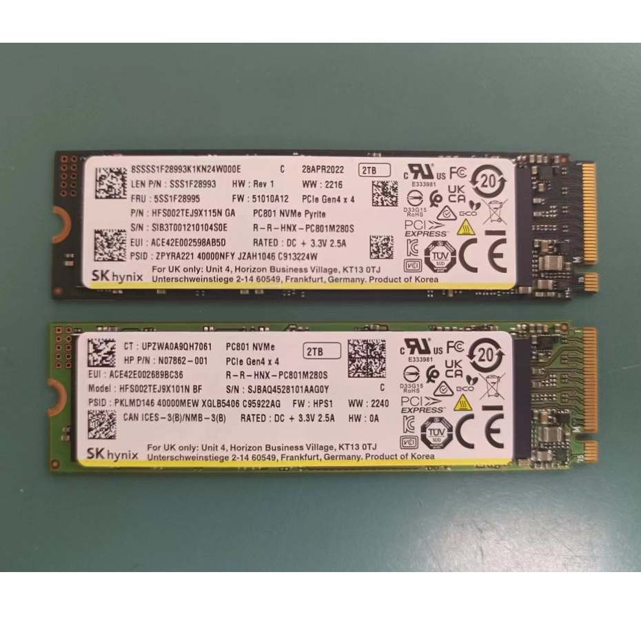 【SK】SSD 2TB PC801 (拆封新品&amp;良品)