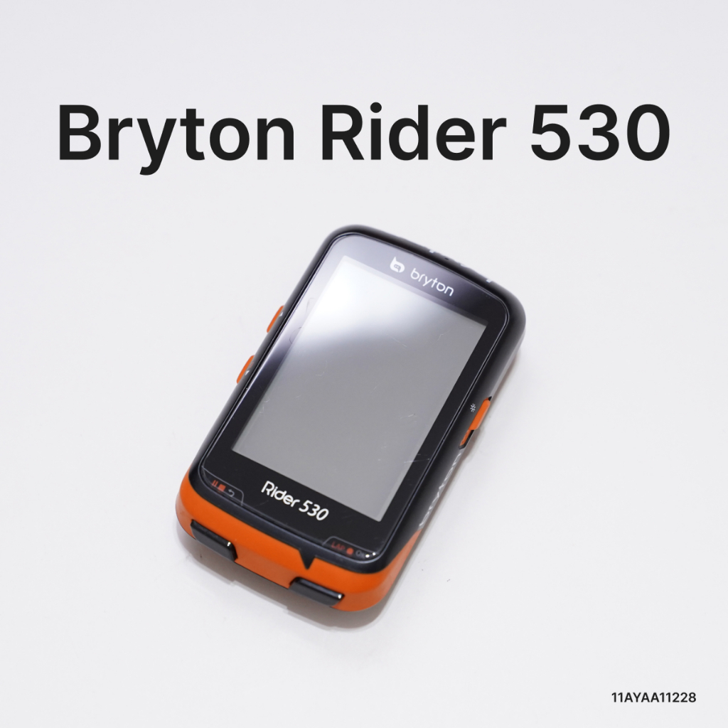 蝦幣九折 Bryton Rider 530 [原廠新電池] 2.6吋螢幕 12格數據 車錶 GPS自行車錶 530E