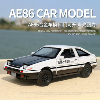 ♚新品現貨♚合金模型車 1:32 AE86 頭文字D聲光回力車 豆腐車 小汽車 合金汽車 模擬汽車模型 豐田 藤原豆腐