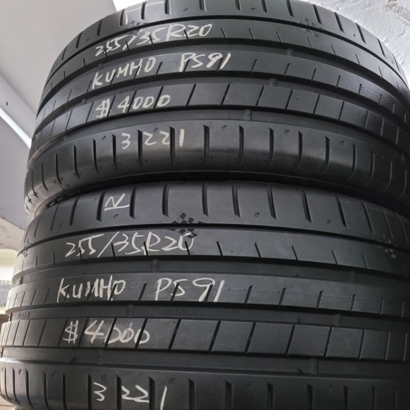 255/35R20 KUMHO PS91 中古胎，落地胎，二手胎（泰和輪胎）