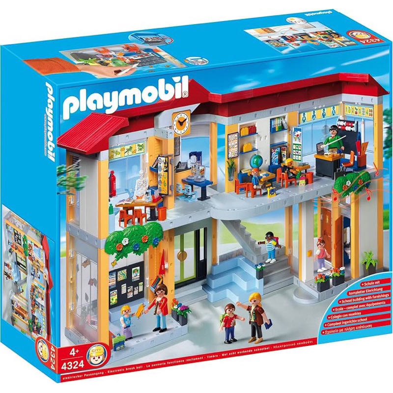 鍾愛一生 德國 玩具 Playmobil  摩比 絕版 4324 學校