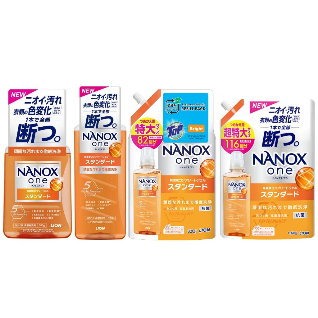 LION獅王 NANOX one 超濃縮洗衣精 【樂購RAGO】 日本製