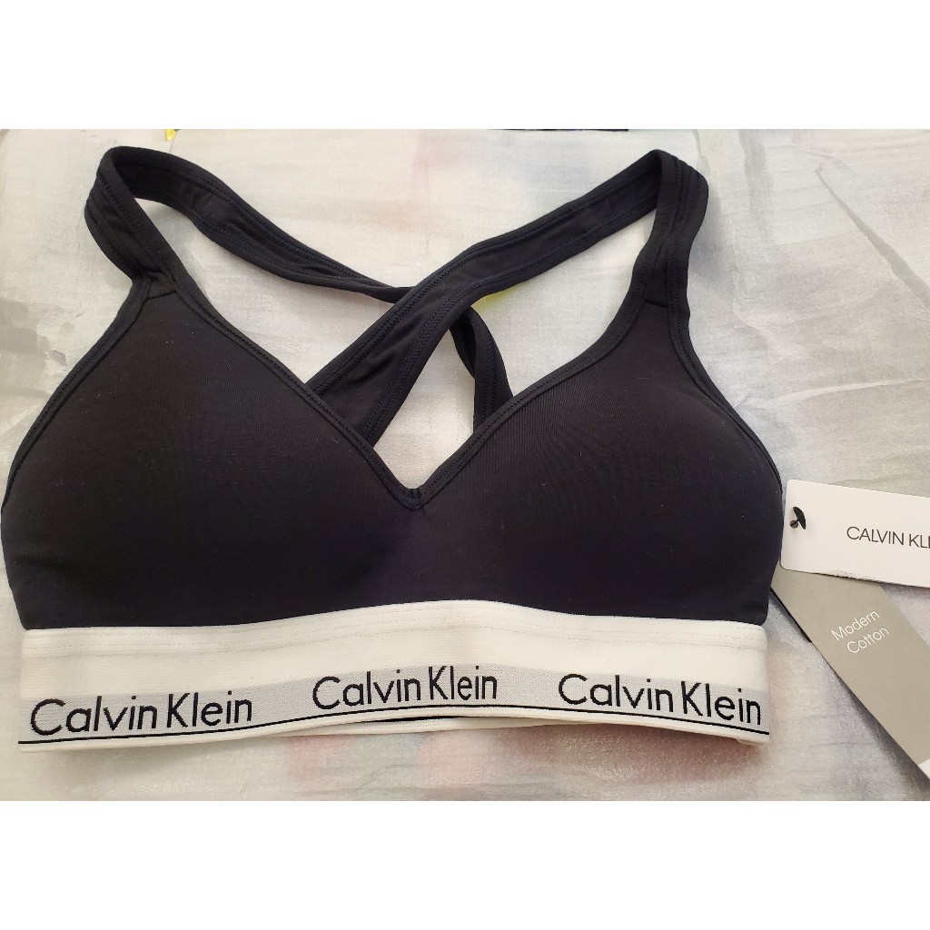 Calvin Klein CK 內衣 無鋼圈 Jennie 美國 正品 運動內衣 QF1654  有襯墊 黑色內衣 XS