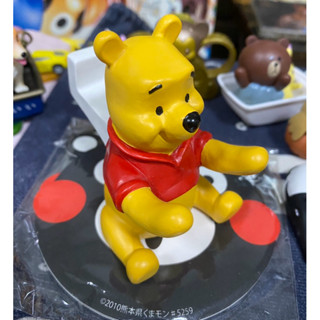 二手迪士尼DISNEY Winnie the Pooh小熊維尼眼鏡架文具擺飾 扭蛋盲盒玩偶公仔人偶食玩娃娃玩具迷你模型