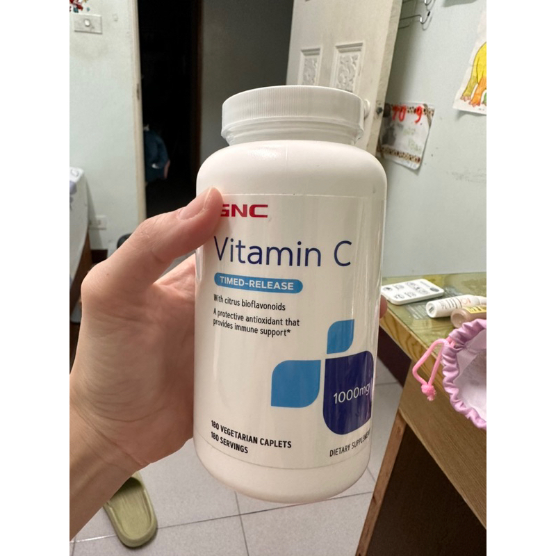 GNC 長效型 維他命C Vitamin C1000mg 180顆