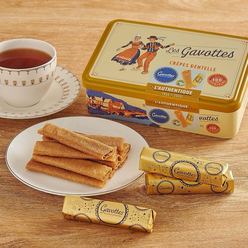 代購 法國 歌法蒂 Gavottes 經典薄餅(百年紀念禮盒)