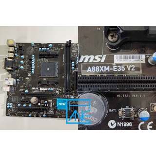 【 大胖電腦 】MSI 微星 A88XM-E35 V2 主機板/附擋板/FM2+/前置usb/保固30天/實體店面/