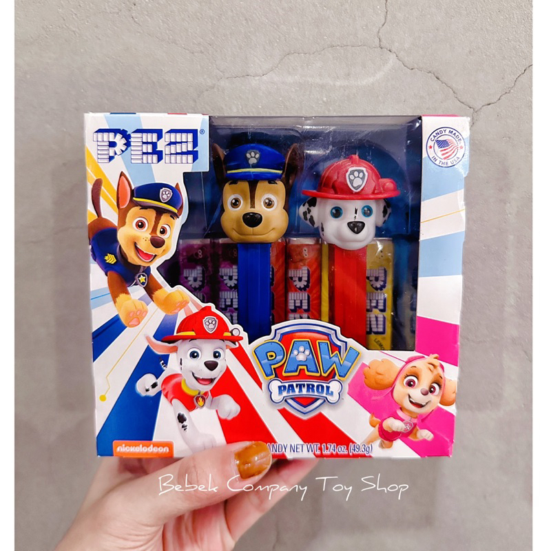 現貨在台 快速出貨 美國🇺🇸 paw patrol 汪汪隊立大功 一盒兩入 禮盒 全新 PEZ 貝思 糖果盒 貝思糖