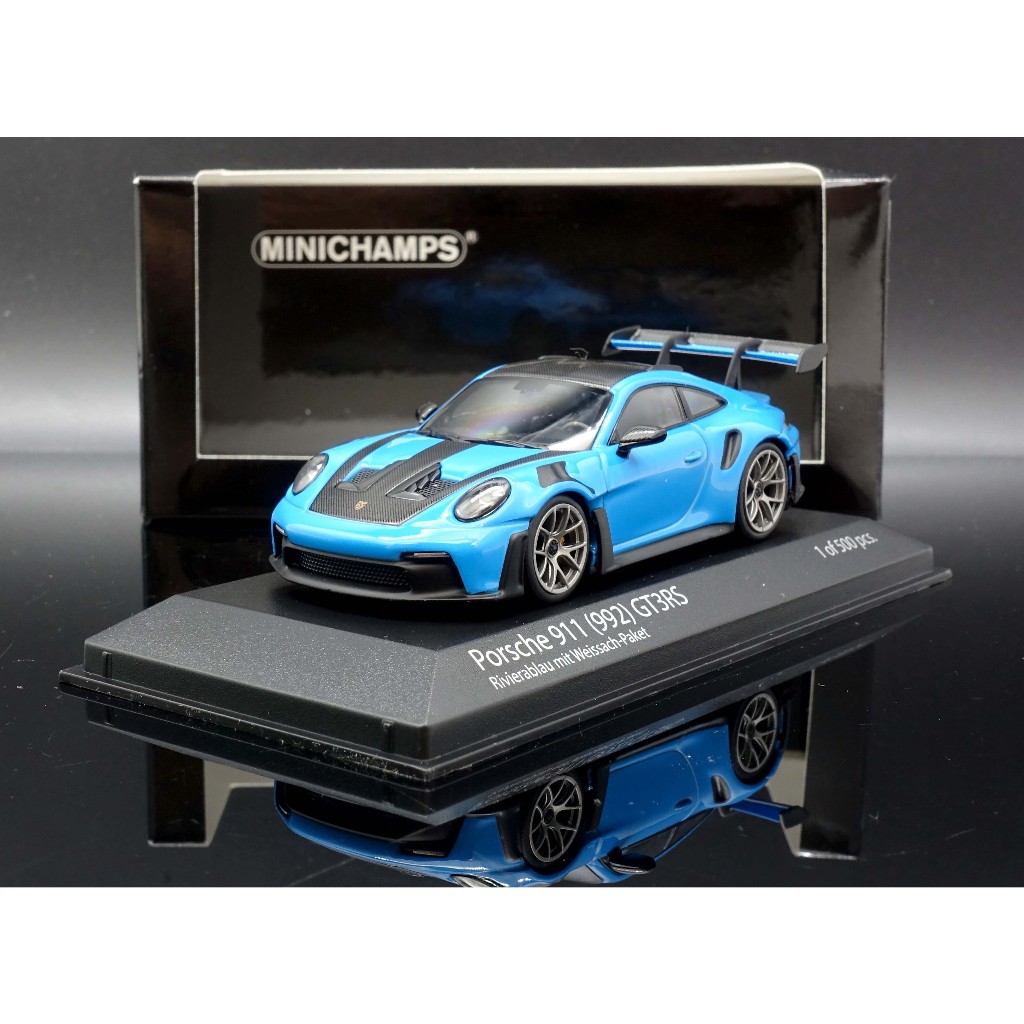 【M.A.S.H】現貨特價  Minichamps 1/43 Porsche 992 GT3 RS 湖水藍
