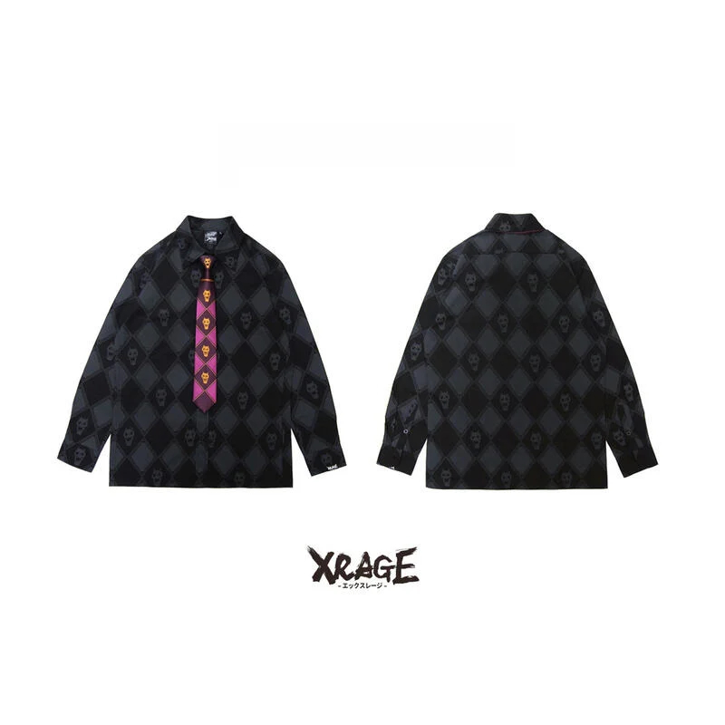 XRAGE X JOJO的奇妙冒險 吉良吉影 襯衫 領帶 SIZE L