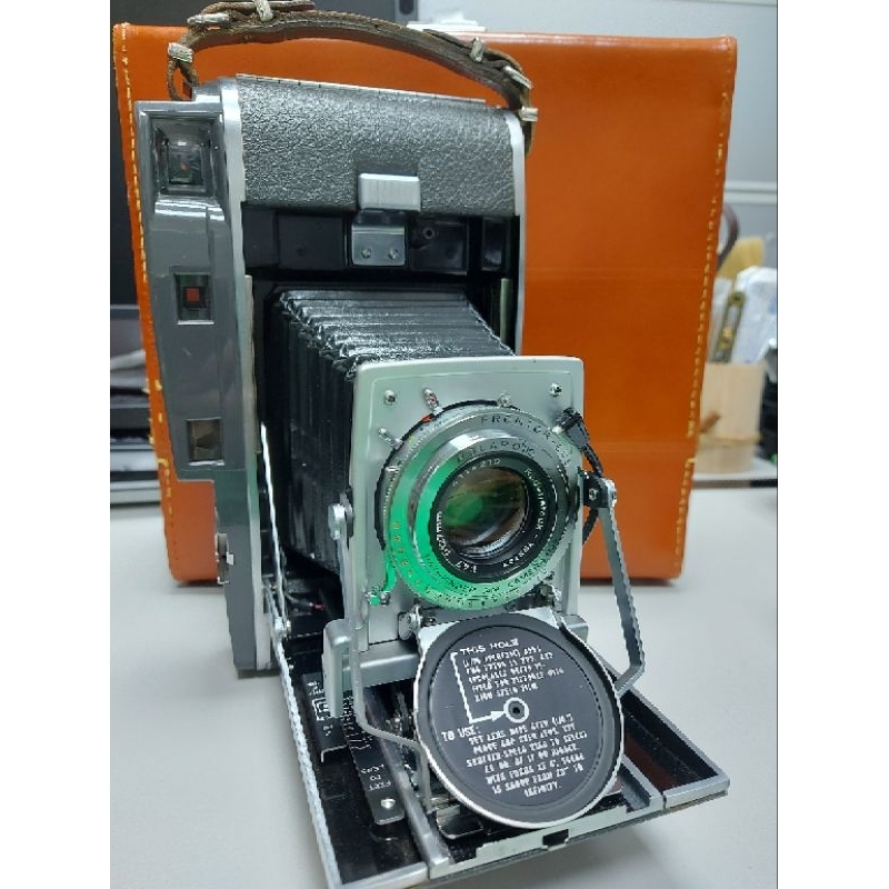 Polaroid 110a 拍立得古董相機 附原廠真皮箱子