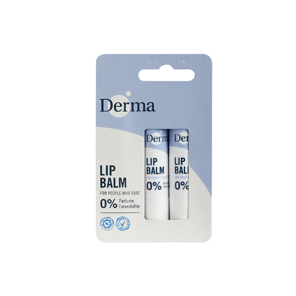 丹麥德瑪 Derma - 小燭樹植萃護唇膏(4.8G 兩件組)【嬰之房】