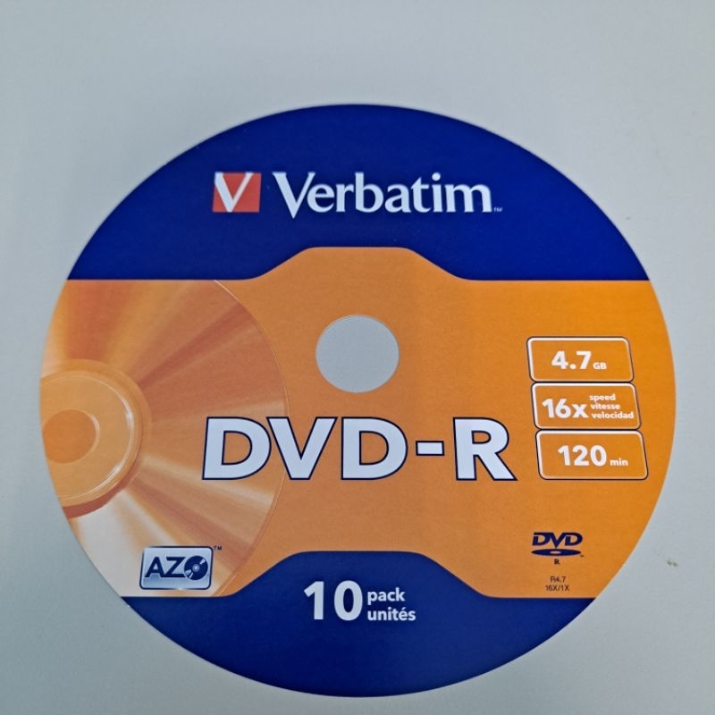 (5片附盒子) Verbatim DVD-R 空白光碟片 16x