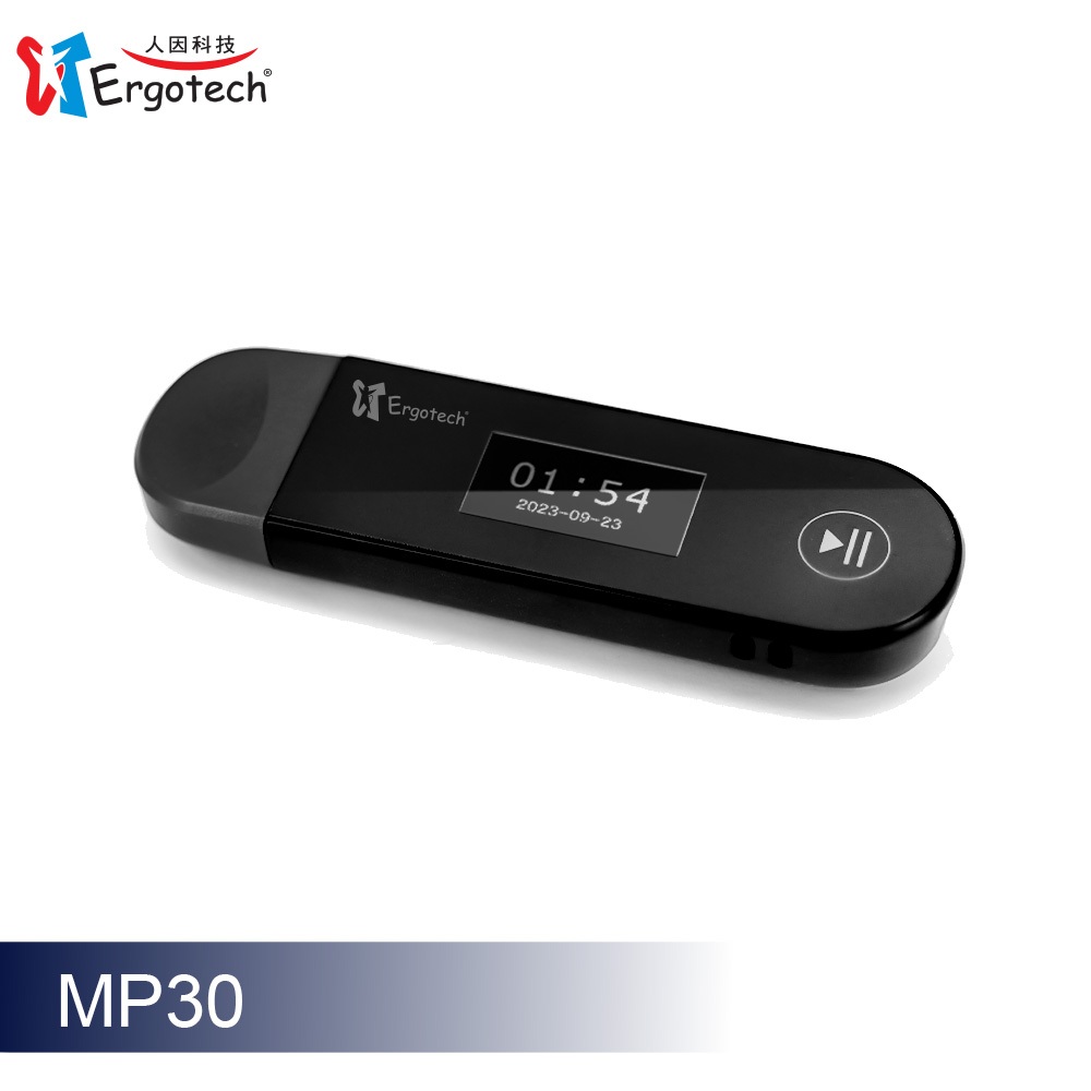 【人因科技】 MP30 高音質藍牙音樂播放器 錄音筆/MP3