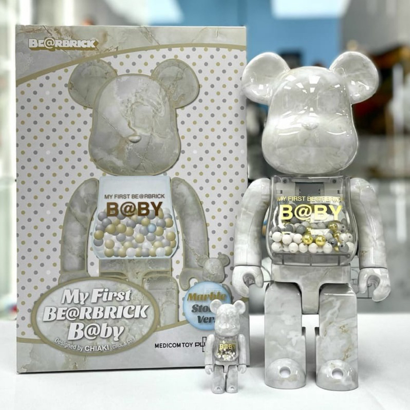 Be@Rbrick My First Be@rbrick B@by Marble 大理石 100/400% 美甲美容合適