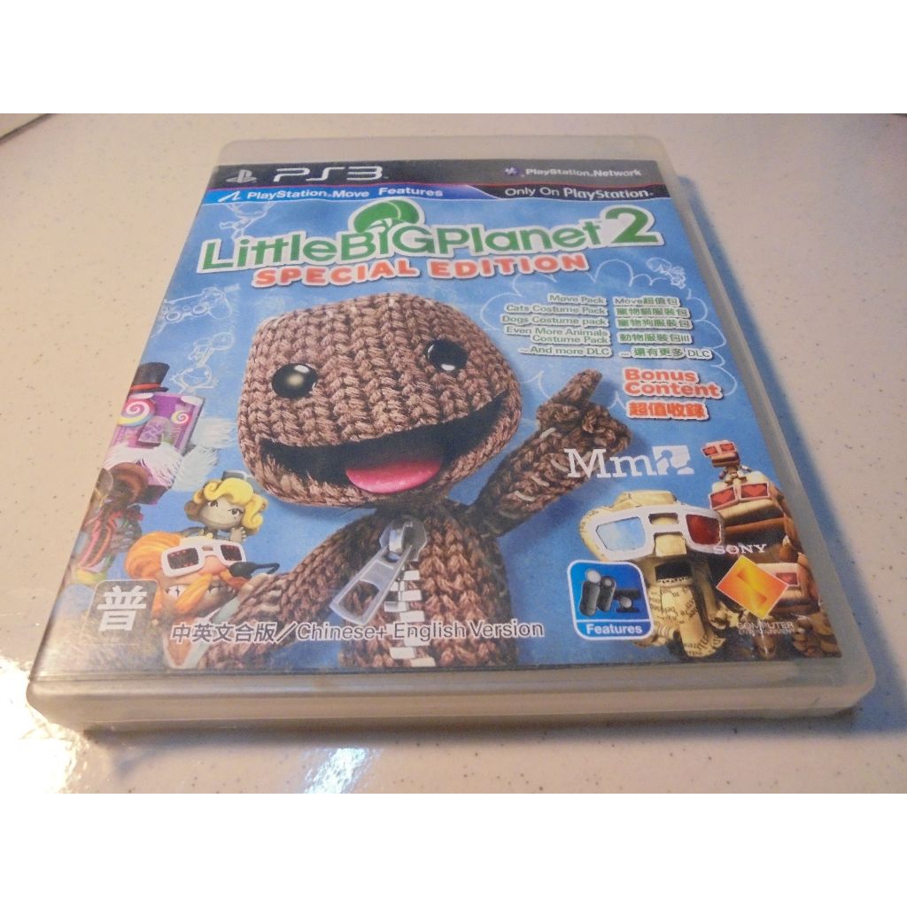PS3 小小大星球2 LittleBigPlanet 2 中英合版 直購價600元 桃園《蝦米小鋪》