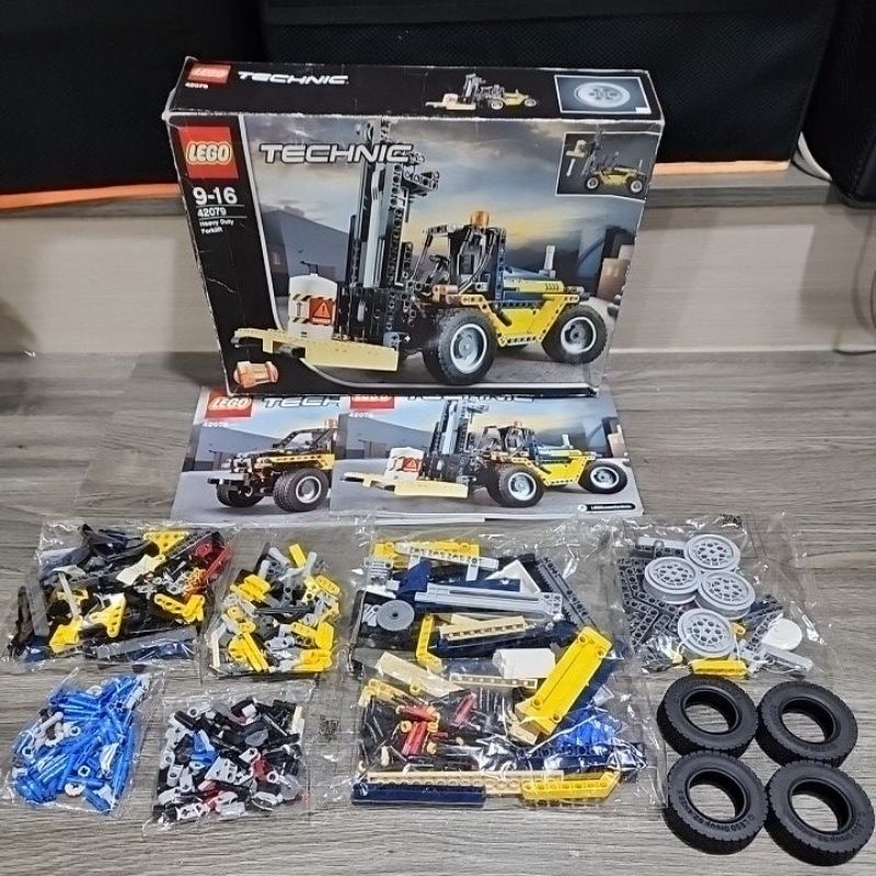 LEGO 樂高 Technic 重型叉車 42079 積木組(592 件)
