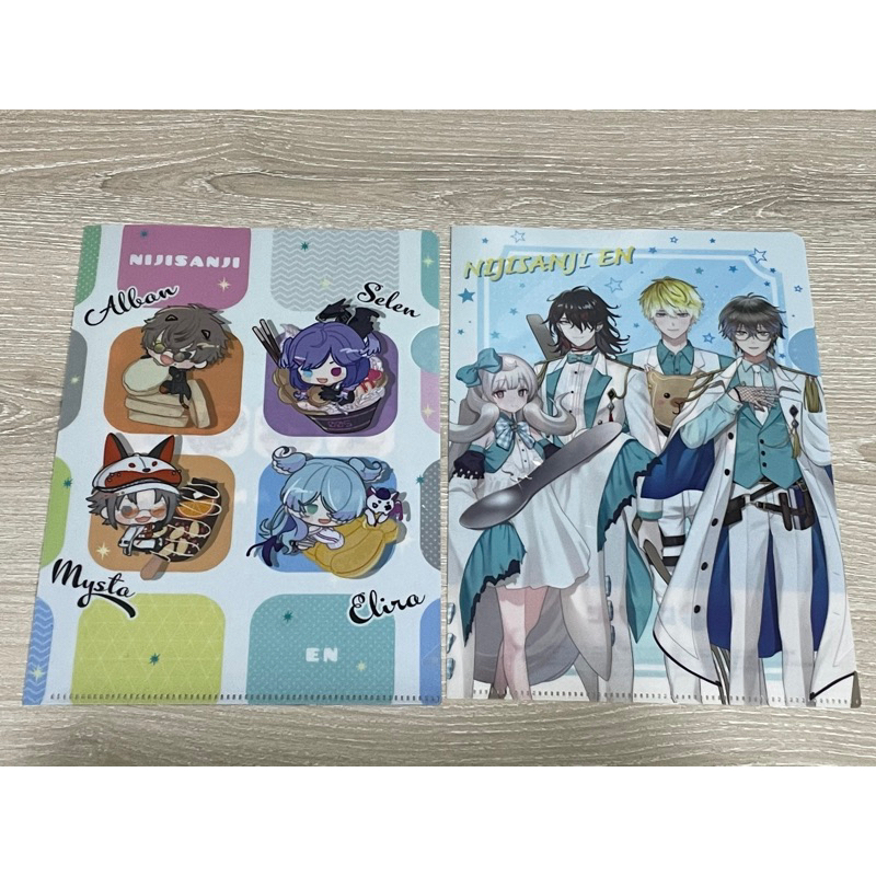 [現貨/兩款不拆售]彩虹社Nijisanji EN日本 全家 資料夾 文件夾 A5 Luxiem Noctyx