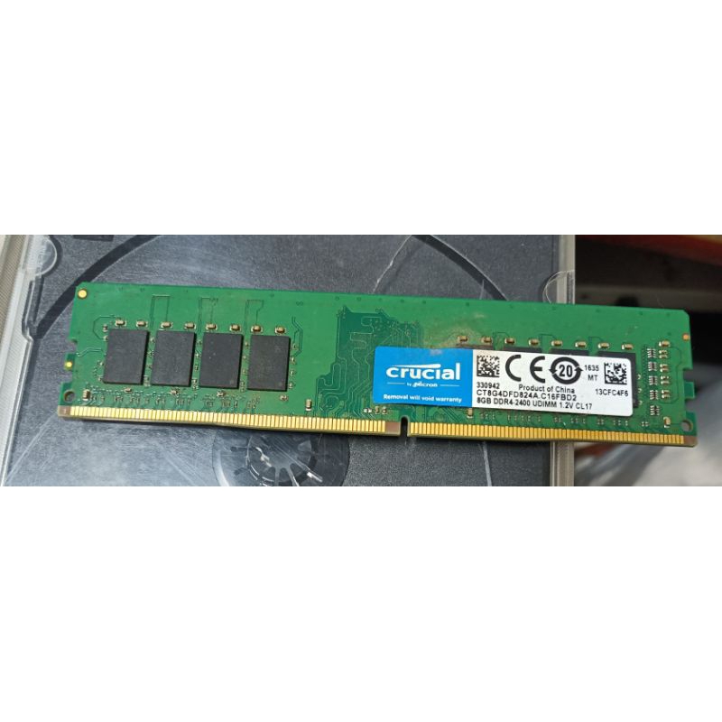 美光DDR4 2400 8G RAM 記憶體 ~ 二手