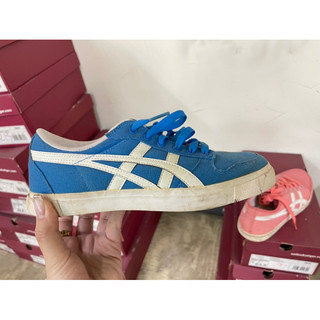 大灌體育👟出清特賣 過季 ng商品 亞瑟士 asics tiger 帆布鞋 天空藍 休閒鞋 THN309-4201 男女