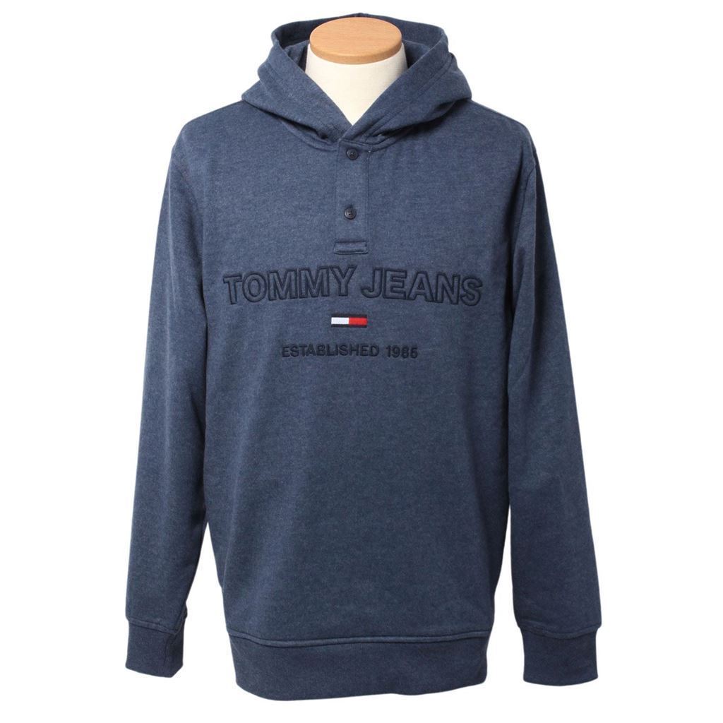 全新 正品 國外帶回 Tommy Hilfiger  Tommy Jeans 電繡字母Logo 內刷毛 帽T 連帽衫