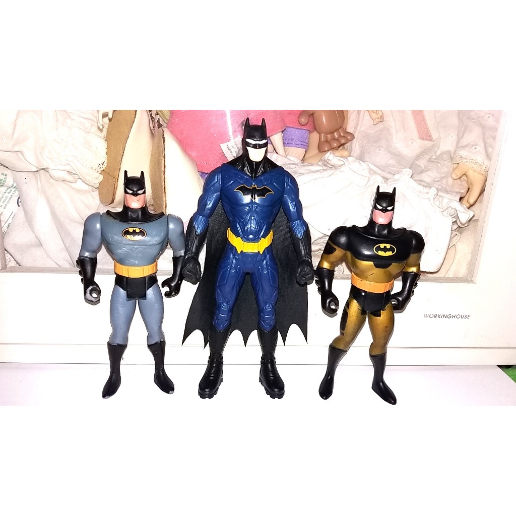 早期二手舊物 ---  DC 蝙蝠俠 人偶 玩偶 公仔 3款一起賣