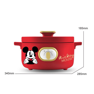 Disney 迪士尼 米奇米妮宴紅多功能鍋 (MM-CD2101) 3L 火鍋,炒鍋,悶鍋