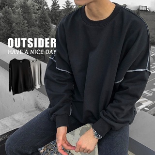 【Outsider】韓國 反車線 重磅470g 大學T 衛衣 男 女