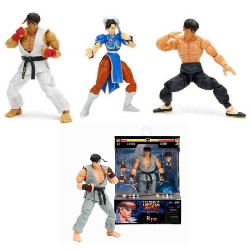 Street Fighter 快打旋風6吋春麗 可動人偶 / 快打旋風6吋龍 / 快打旋風6吋飛龍 正版公司貨 特價中