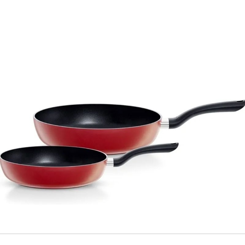 買28送24 新年限定套組 Fissler 菲仕樂不沾鍋 平底鍋 義大利製造  Centi Red 深炒鍋