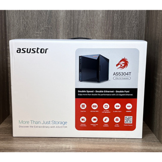 Asustor 華芸 AS5304T 四核心 4GB 2.5GbE NAS 網路儲存 伺服器 網路硬碟 網路伺服器