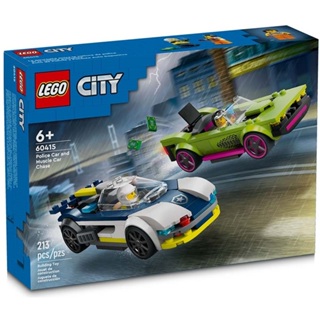 ［想樂］全新 樂高 LEGO 60415 City 城市 警車和肌肉車追逐戰