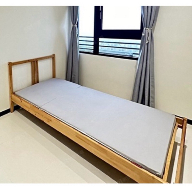 ikea FJELLSE 松木實木單人床架 97x207