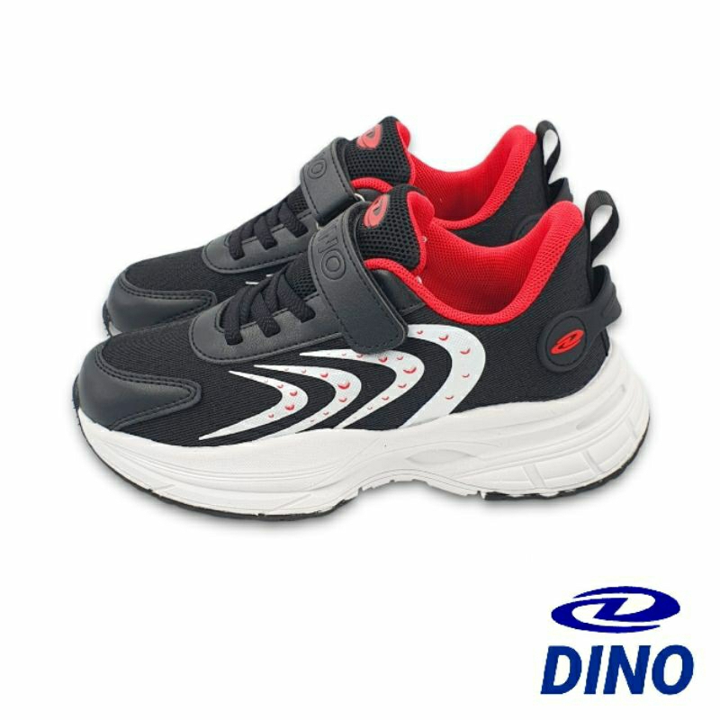【米蘭鞋都】DINO (童) 透氣 緩震 慢跑鞋 運動鞋 寬楦 Q彈 足弓鞋墊 2560 黑 另有藍色