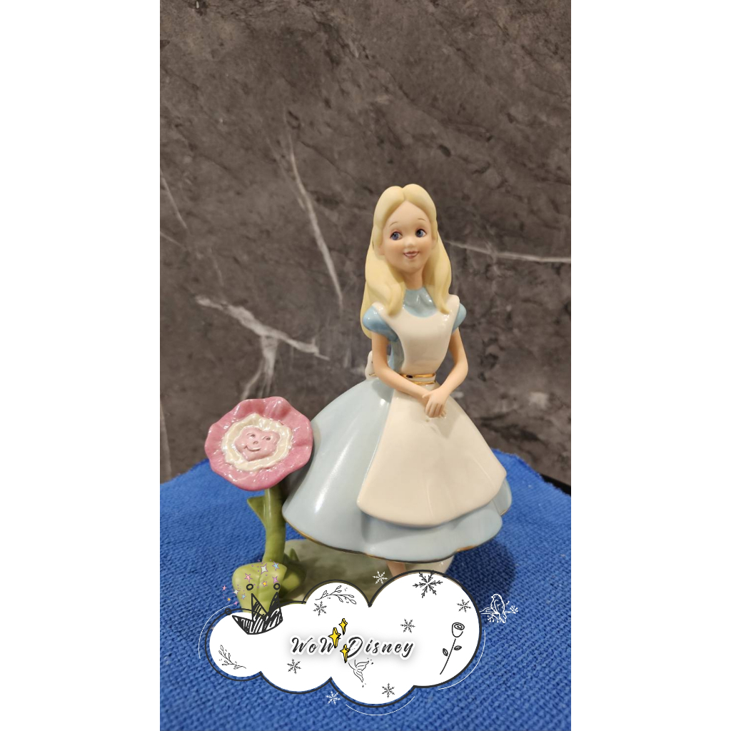 🐘 Disney 愛麗絲夢遊仙境 陶瓷雕像擺飾 (私詢問價)