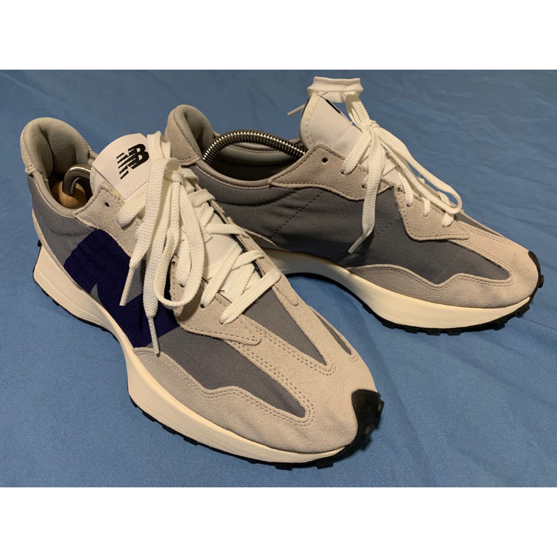 (已售出) New Balance 327 白灰紫 MS327FC 穿三次 日系 韓系 美式