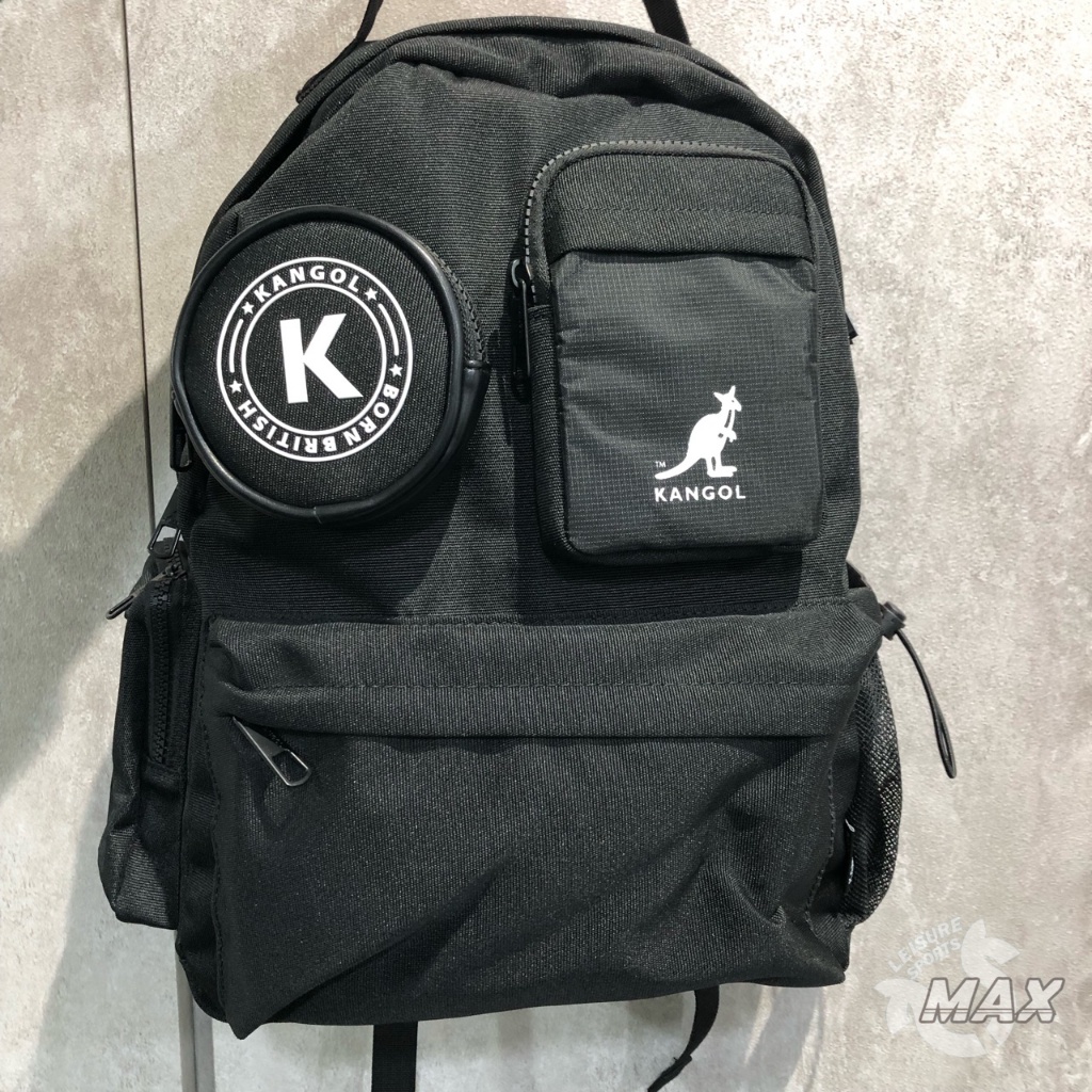 【全能MAX】KANGOL 兩件組 圓標雙肩包 電腦包 後背包 包包 多格層 書包 6325874020