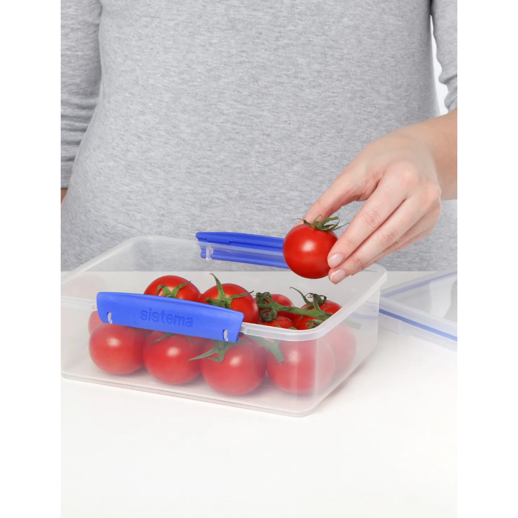 純淨北歐 | sistema 紐西蘭 扣式保鮮盒2L 蔬果盒 保鮮盒 冰箱收納 可微波 不含雙酚A 現貨